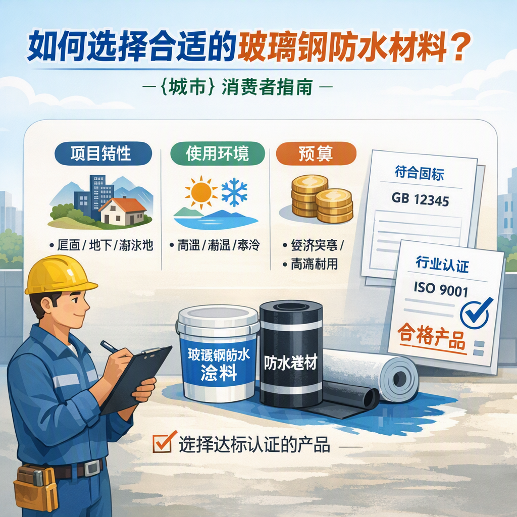 如何判定玻璃钢防水材料的合格标准？ 景德镇 消费者指南