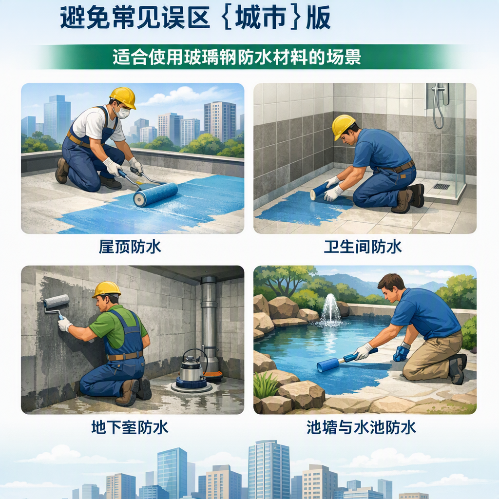 玻璃钢防水材料施工注意事项，避免常见误区 景德镇 版