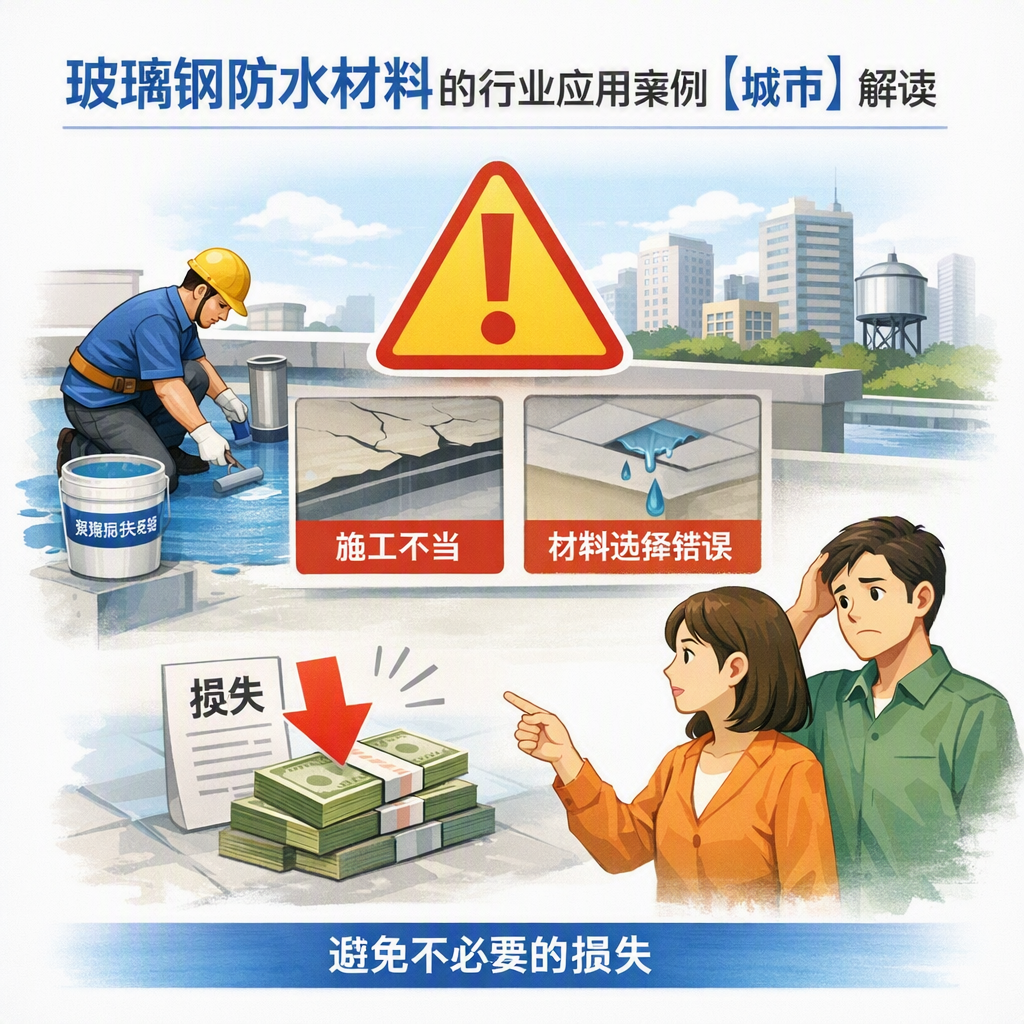 玻璃钢防水材料的行业应用案例，景德镇解读