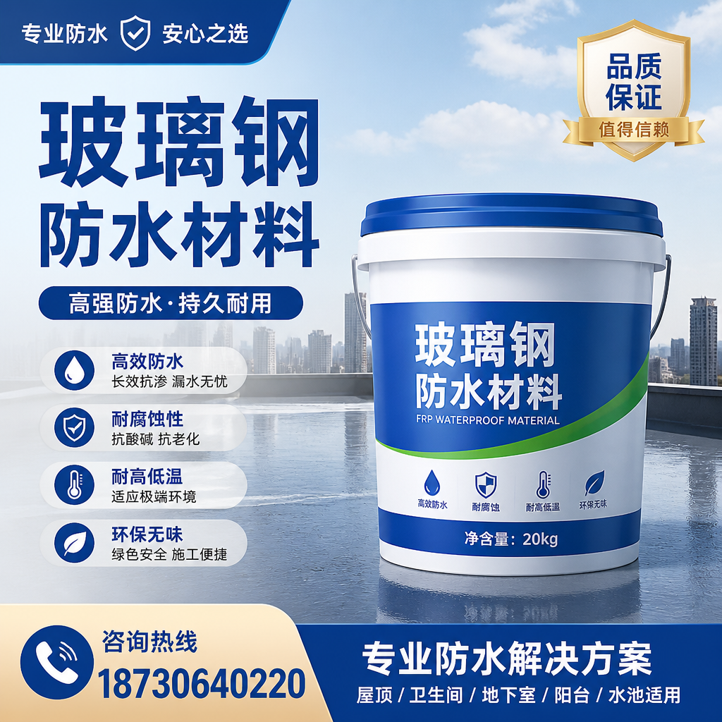 了解玻璃钢防水材料的市场趋势，景德镇 企业不可不知